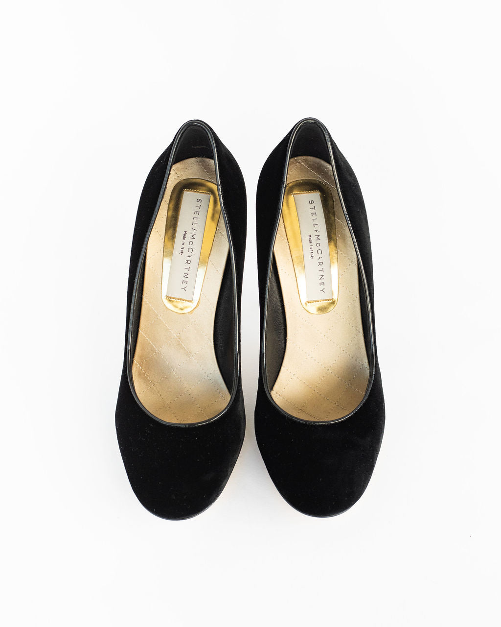 Stella McCartney Black Velvet Pumps - Size 37