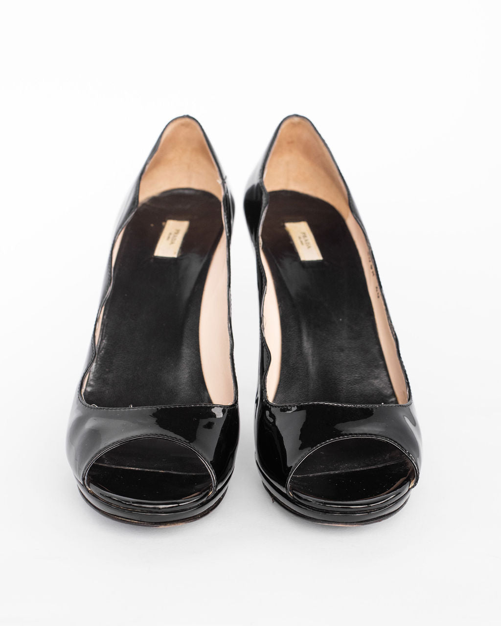 Prada Peep Toe Pumps- Size 40