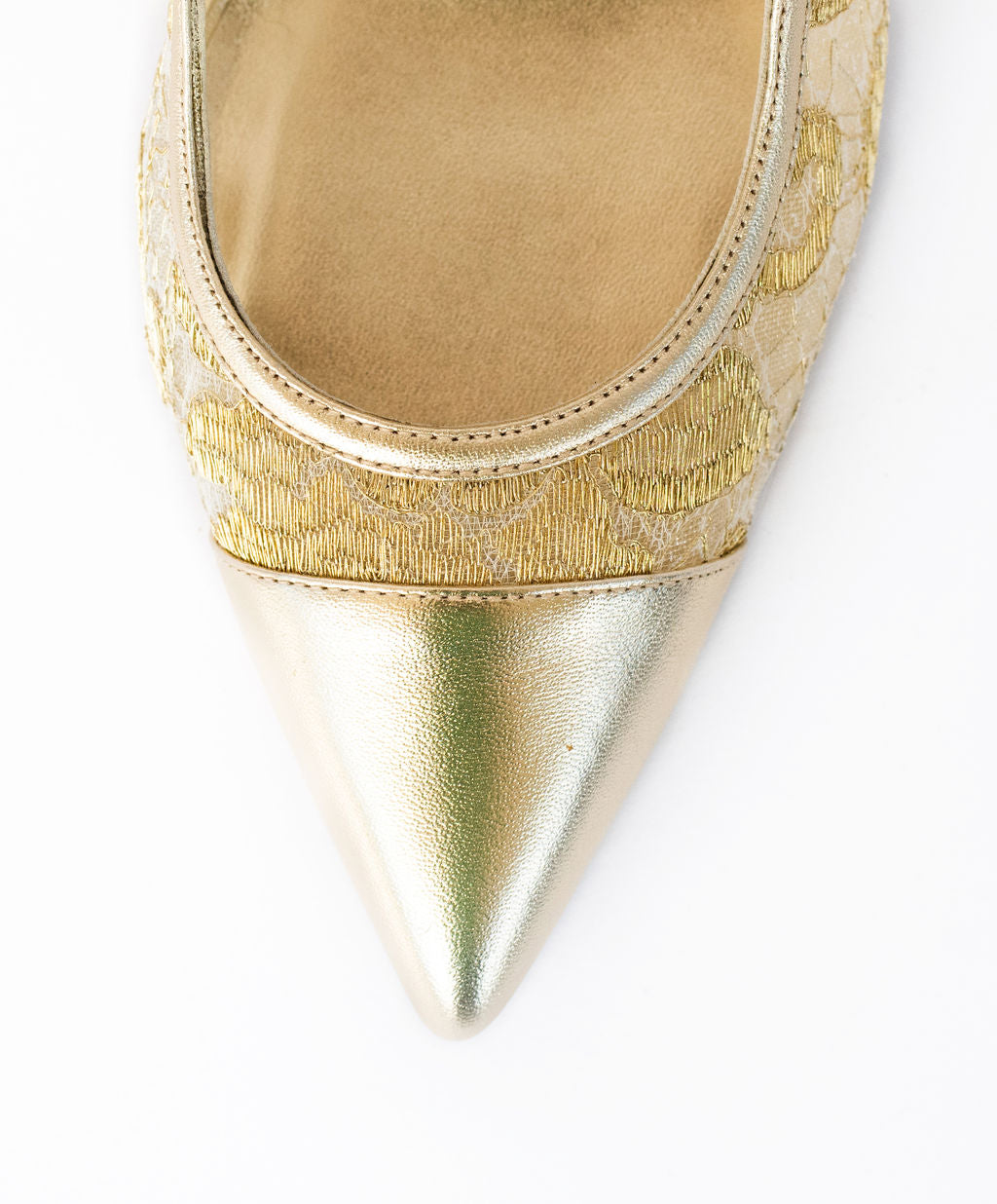 Stuart Weitzman Gold Heels- Size 8.5