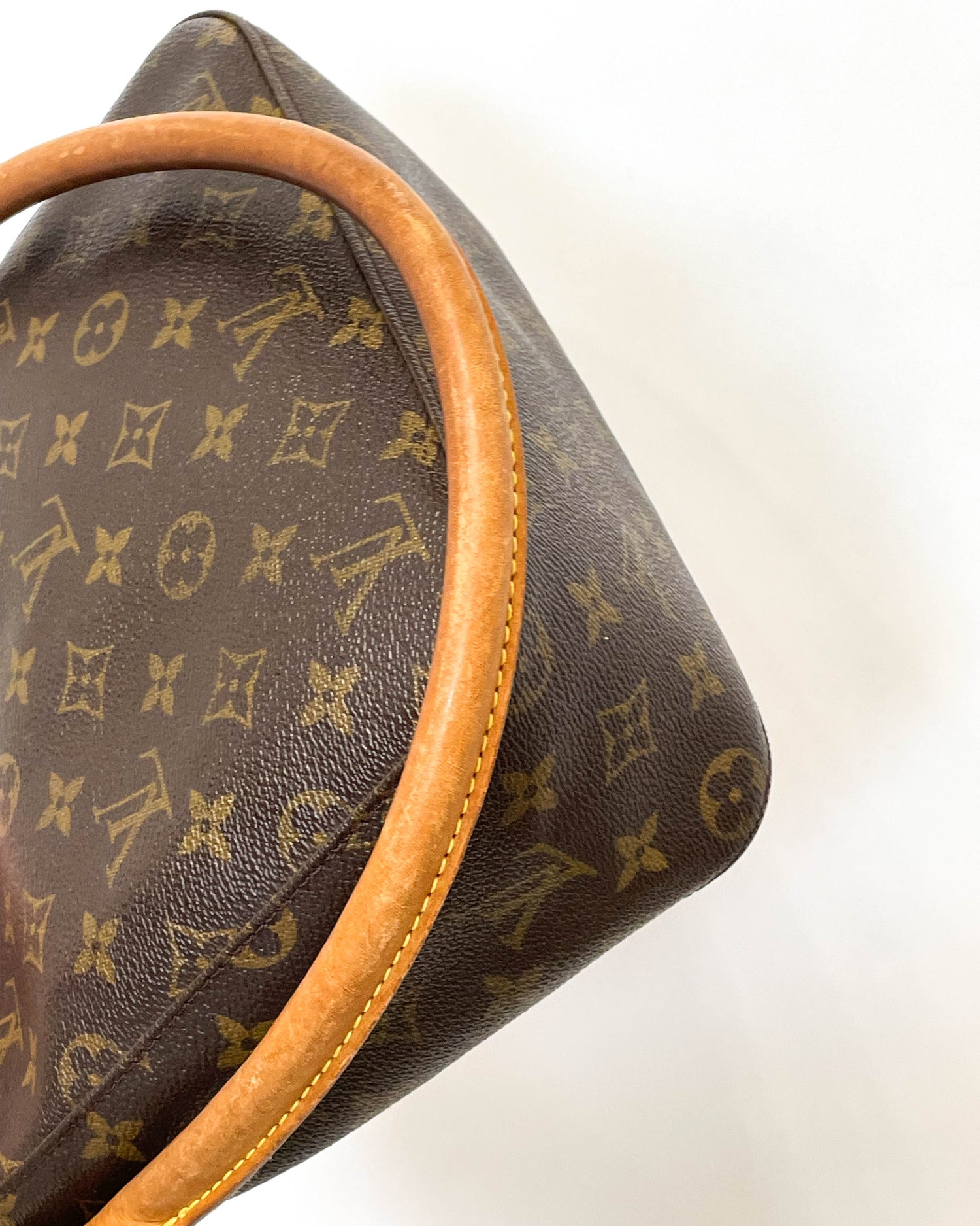 LOUIS VUITTON LOOPING BROWN MONOGRAM CANVAS SHOULDER BAG