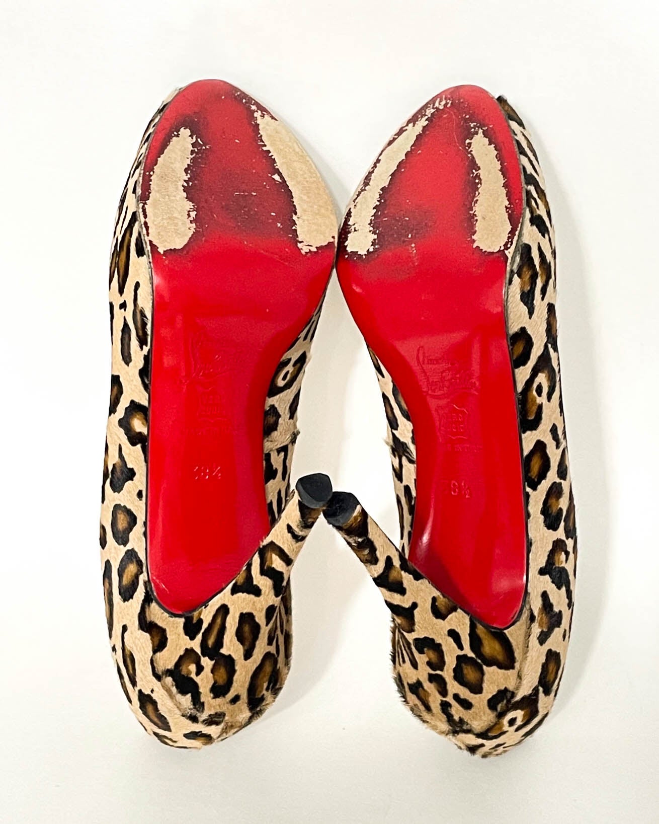 christian louboutin zebra print shoes