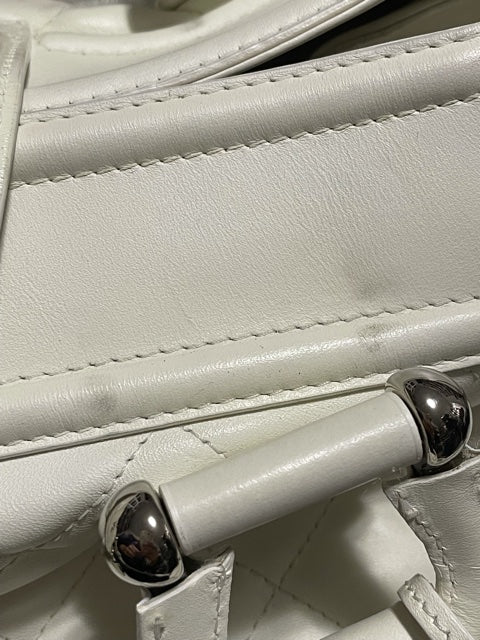 Burberry Quilted White Purse