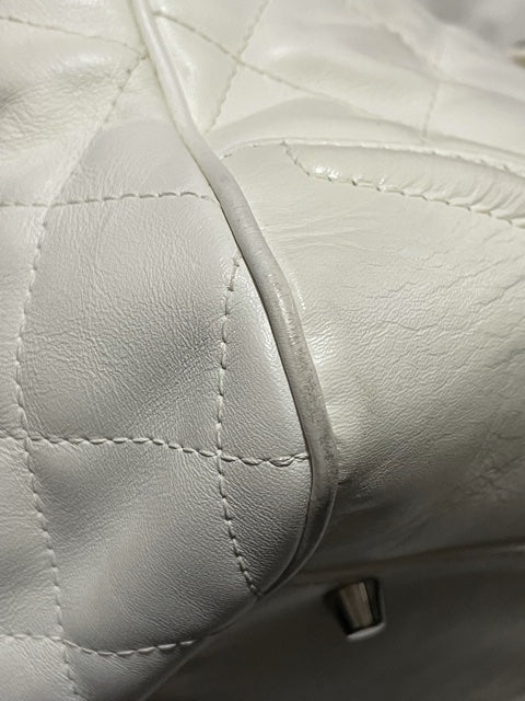 Burberry Quilted White Purse