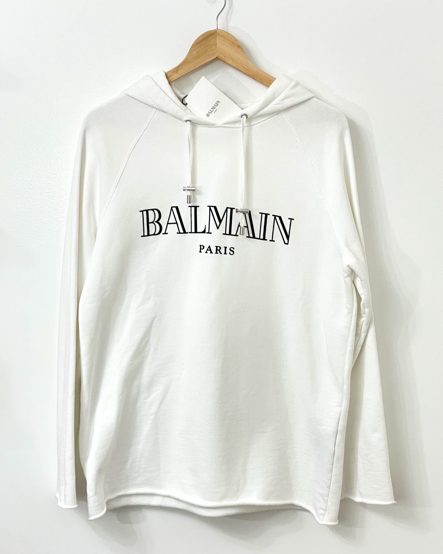 Balmain Logo Hoodie- Size Medium