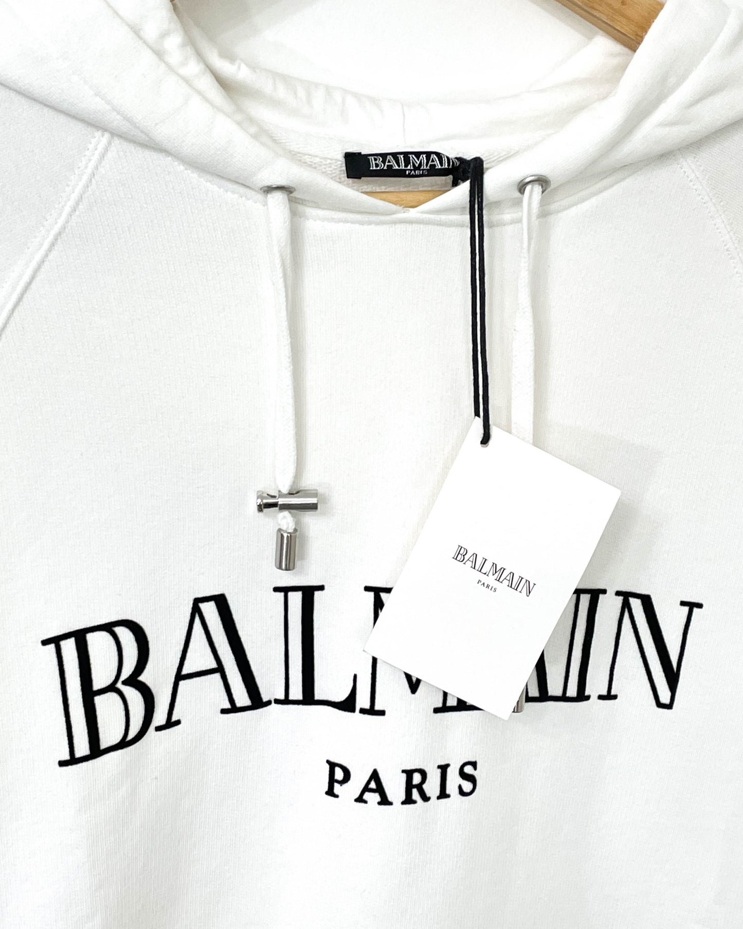 Balmain Logo Hoodie- Size Medium